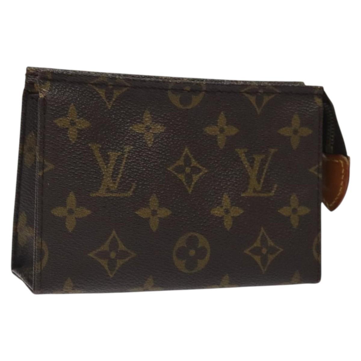 Louis Vuitton Monogram Poche Toilette 15 Pouch M47546 Lv Auth Am8106